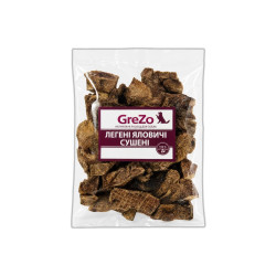 Легені яловичі GreZo сушені для собак 100 г Легені яловичі GreZo сушені для собак 100 г