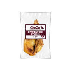 Вухо порося GreZo сушене для собак Вухо порося GreZo сушене для собак